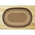 thumbnail image 2 of Home Indoor Decorative Jute C-017 Chocolate, Natural Braided Rug, Oval 5' x 8', 2 of 2