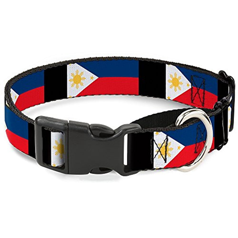 Buckle-Down Philippines Flags Martingale Dog Collar