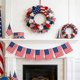 thumbnail image 1 of Banderines Decorativos para El Día de La Independencia: Ideales para La Decoración de Fiestas Patrióticas. Guirnalda de Tela de 180 Cm para Celebraciones Festivas En Interiores y Exteriores, Barbacoa, 1 of 7
