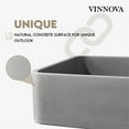 thumbnail image 5 of Vinnova 9259-BAS-GR Avila Grey Concrete Rectangular Vessel Bathroom Sink, 5 of 8