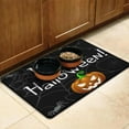 thumbnail image 3 of Happy Halloween Pumpkin Pet Food Mat Absorbent Water Non-Skid 17x30 Inch Dog Bowl Mat Horror Pumpkin Ghost Pet Feeding Mat Dog Water Bowl Mat for Messy Drinker, 3 of 7