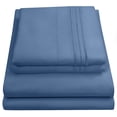 thumbnail image 2 of Sweet Home Collection RV Queen 6-Piece Bed Sheet Set Denim, 2 of 5