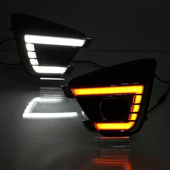 For Mazda CX-5 CX5 2012-2016 LED DRL Front Daytime Running Light Fog Turn Lamp