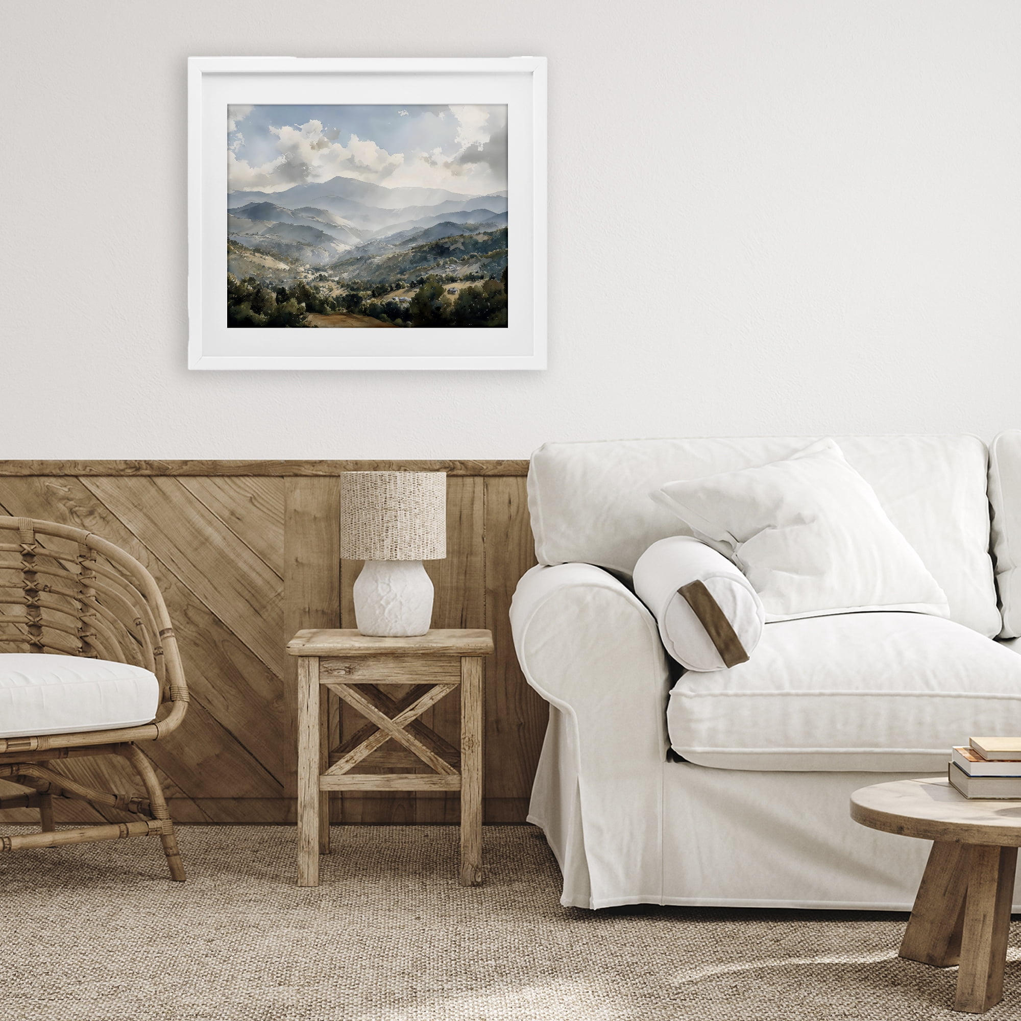 Stupell Industries Everything Under The Sun White Framed Print Under Glass, design by Franklyn Gregory