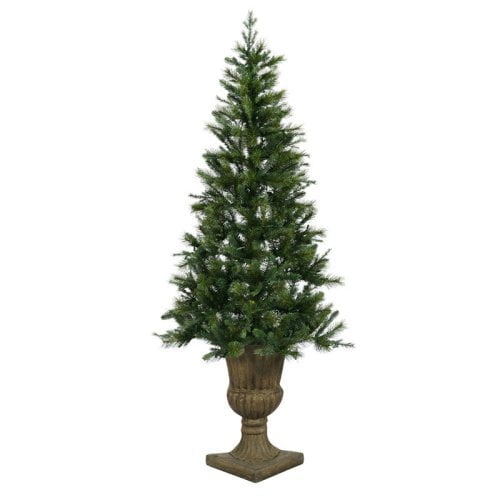 Vickerman Potted Oneco Half Christmas Tree