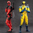 thumbnail image 3 of Deadpool & Wolverine 3 Figurine de Collection - Cadeau Parfait pour les Fans du Film Marvel, PVC Durable, Noir/rouge/jaune, 3 of 5