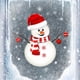 thumbnail image 5 of Gwong Decoración hogareña Pegatina de pared atractiva Superficie lisa PVC Muñeco de nieve Modelo de vidrio de Navidad Calcomanía para uso diario Gwong 21083351, 5 of 6