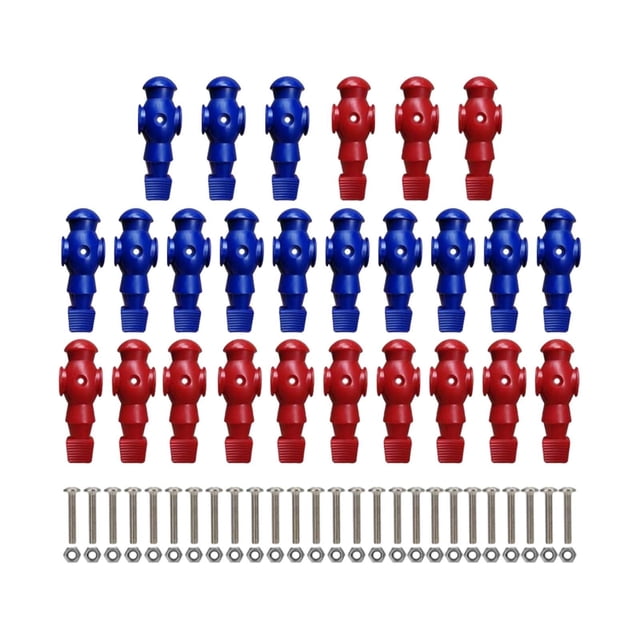 S SERENABLE 26 Pcs Pièces de Réparation pour Hommes de Soccer Accessoires de Machine de Soccer Rouge Bleu