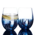 thumbnail image 1 of Ensemble de 2 Verres à Eau (Bleu), 1 of 3