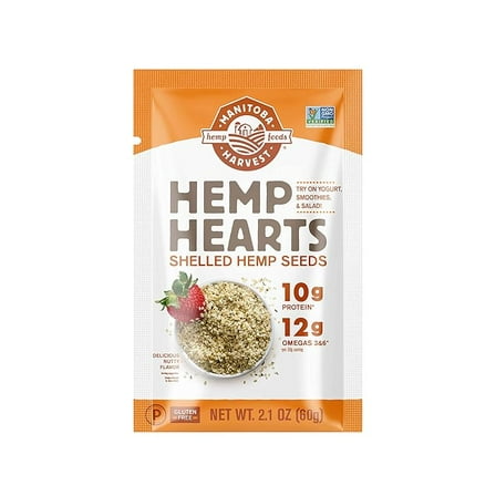 Manitoba Harvest Natural Hemp Hearts - 2 oz (Pack of 3)