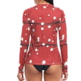 thumbnail image 2 of joogoo Womens UPF 50+ Sun Shirts Lights in Christmas Long Sleeve UV Protection Rash Guard Tops S, 2 of 7