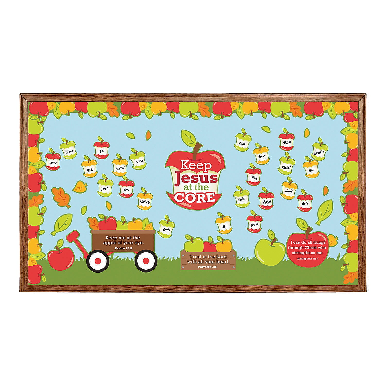 Jesus Is The Core Bulletin Board Set 11 Pieces Educational 