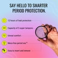 thumbnail image 2 of Discos menstruales desechables FLEX 24 unidades, súper capacidad, 2 of 5