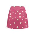 thumbnail image 6 of KEIAHUAN Pink Hearts Women Golf Skort with Pocket Washable Fashion Golf Skirts for Lady Trendy Smooth Tennis Skorts for Woman Summer Activewear with Shorts, 6 of 7
