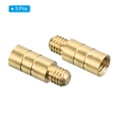 thumbnail image 3 of Uxcell 2g Copper Dart Weight Add Accentuator 3 Pcs 16mm 2BA Thread Darts Weight Adjuster Dart Accessories Copper Color, 3 of 6