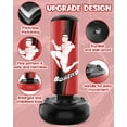 thumbnail image 7 of Punching Bag for Kids , 66 Inch Inflatable Freestanding Punching Bag for Teen, Boxing Bag with Boxing Gloves for Practicing MMA Karate Taekwondo and Relieve Pent Up Energy(Red), 7 of 7