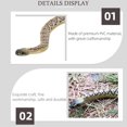 thumbnail image 4 of 2pcs Simulation Snake Figurine Snake Figure Snake Toy Simulation Animal Model Prank Props, 4 of 5