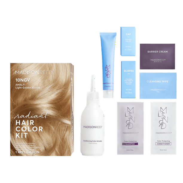 Madison Reed Radiant Permanent Hair Color Kit, Amalfi, (10NGV