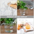 thumbnail image 4 of Bamboohart 3pc Clear Glass Measuring Cups Set for Kitchen Cooking Baking, 4 of 6