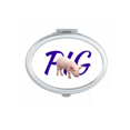 thumbnail image 1 of pr Porc posture Animaux Miroir portable Pli Main Maquillage double Côté Lunettes, 1 of 3