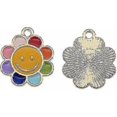 thumbnail image 1 of 30 Pieces Enamel Flower Daisy Smile Happy Face Jewelry Making Craft Diy Decor For Kids Girls Fairytale Style Banmo, 1 of 4