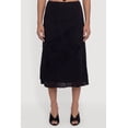thumbnail image 3 of Women's Pointelle Knit Lace Patchwork Midi Skirt, 3 of 4