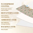 thumbnail image 6 of Peel and Stick Wallpaper Vintage Floral Pink Green Blossoms Wall Mural 17.7in x 9.8ft Self Adhesive Removable Wall Paper Renter Friendly Wallpaper for Nursery Bedroom Cabinets, 6 of 8
