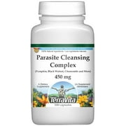TerraVita Parasite Cleansing Complex - Pumpkin, Black Walnut, Chamomile and More - 450 mg, (100 Capsules, 1-Pack, Zin: 512505)