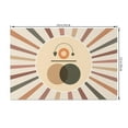 thumbnail image 4 of SUNOLIFE Abstract Mid Century Placemats Set of 4,Minimalist Modern Table Decorations 12x18 inch, 4 of 5