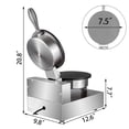 thumbnail image 2 of Máquina de rollo de huevo VEVOR Máquina de enrollar huevos 110V 1200W, 2 of 8