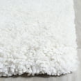 thumbnail image 3 of SAFAVIEH Ultimate Atanas Solid Plush Polyester Shag Area Rug, Ivory, 5' x 8', 3 of 5