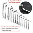 thumbnail image 5 of Lefu Double-head Casing Pipe Socket Wrench L-shaped Perforated Elbow 7-Shaped Hex, 5 of 5