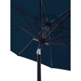 thumbnail image 3 of Bond Manufacturing Market Patio Umbrella Aluminum - Rust Resistant, Crank, 9ft, Midnight Blue, 3 of 3