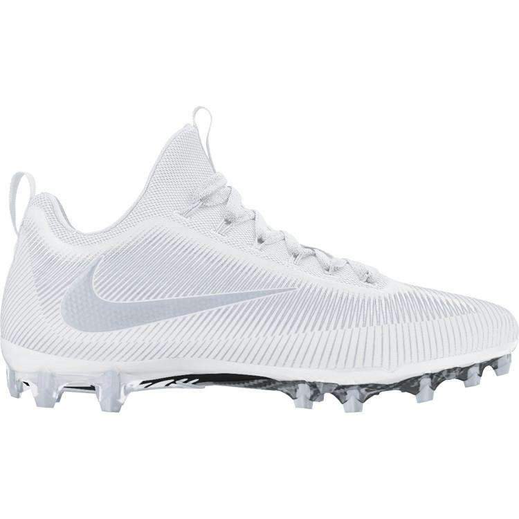 nike vapor all white cleats