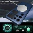 thumbnail image 3 of for Samsung Galaxy S22 Ultra Case Magnetic Built in Stand & Ring Holder[Compatible with MagSafe],  Grade Shockproof Protective Phone Case for Galaxy S22 Ultra 6.8", Blue, 3 of 16