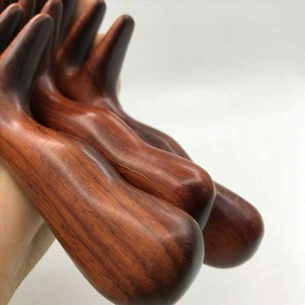 6X Peine para Desenredar - Peine de Madera de Dientes Anchos para Cabello Rizado - Sin Peine de SáNdalo de Madera Natural EstáTico