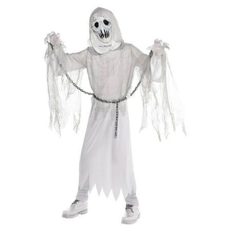 Creepy Spirit White Boys Costume