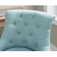 thumbnail image 2 of Linon Ragan Task Chairs with Adjustable Height and Swivel, 275 lb. Capacity, Light Blue, 2 of 12