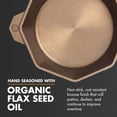 thumbnail image 4 of FINEX 8" Cast Iron Skillet with Lid - Versatile Cast Iron Pan - Cooking Pan Enhances Food Taste - Nonstick Skillet - Heirloom Kitchen Essentials - Pre-Seasoned with Flaxseed Oil, 4 of 7
