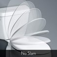 thumbnail image 4 of Bemis 1200SLOWT343 Residential Elongated Plastic Toilet Seat - Raspberry, 4 of 6