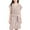 Khaki, variant on Kaemgyyd Robes for Women Lightweight Short Sleeve V Neck Bathrobe Soft Comfy Quick Dry Sleepwear Knee Length Loungewear with Pockets