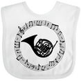 thumbnail image 3 of Inktastic French Horn Music Boys or Girls Baby Bib, 3 of 4