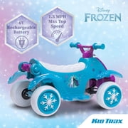 Kid Trax 6V Disney Frozen Toddler Car, Electric Car for Kids - Disney Cars Toys, Outdoor Toys, Kids' Electric Vehicles, Ride on Toy, Max Speed 1.5mph, 18-36 months, Max weight of 44Lbs, Ice Blue