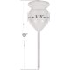 thumbnail image 3 of Nature's Nurturer, globos de riego automático de vidrio transparente de aplicación versátil, bebederos automáticos para plantas con flujo de agua ajustable, estéticos y reutilizables, diseño en forma, 3 of 8