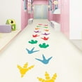 thumbnail image 4 of Miangastore Square Dinosaur Tracks Floor Decoration Assorted Color 1 Set, 4 of 8