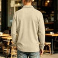 thumbnail image 4 of Long Sleeve Polo Shirts for Men Casual Polo Tshirt Collared Work Pullover Shirt Workwear Office Polo Tee with Pocket with Pocket, 4 of 5