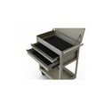 thumbnail image 6 of Hyper Tough 28-Inch Steel Tool Cart with Drawer, 500 lb Load Capacity, White Powder-Coated, 6 of 9