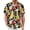 Dark Blue, variant on Short Sleeve Men Hawaiian Shirts Floral Print Button Down Shirts for Men Casual Beach Shirts,Cuban Collar Vacation Aloha Shirt with Pineapple Multiple Colors