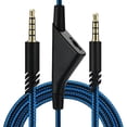 thumbnail image 1 of wonima44 Replacement Cord for Astro A40 A10,2.0 M 6.5 Feet Audio Cable Aux Wire Compatible with A10 A40 A40TR Gaming Headsets with Volume Control (Volume Control, Blue), 1 of 1