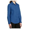 thumbnail image 4 of Mafoose Women's Long Sleeve SuperPro Twill Shirt True Blue XS, 4 of 4